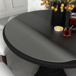 vidaXL Protector de mesa PVC mate Ø 110 cm 2 mm