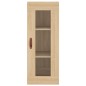 vidaXL Aparador de madera contrachapada roble Sonoma 34,5x34x180 cm vidaXL Aparador de madera contrachapada roble Sonoma 34,5x34x180 cm