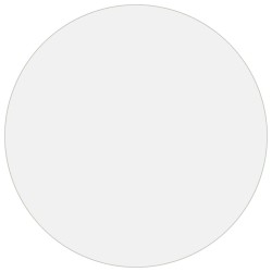 vidaXL Protector de mesa PVC mate Ø 110 cm 2 mm