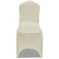 vidaXL Funda de silla elástica color crema 24 unidades vidaXL Funda de silla elástica color crema 24 unidades