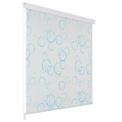 vidaXL Persiana enrollable de ducha burbujas 120x240 cm