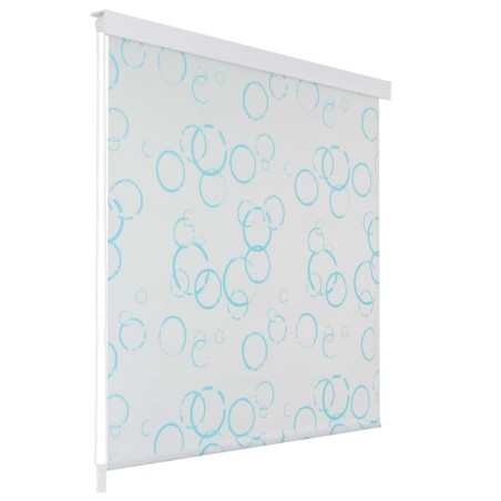 vidaXL Persiana enrollable de ducha burbujas 120x240 cm
