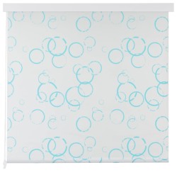 vidaXL Persiana enrollable de ducha burbujas 120x240 cm