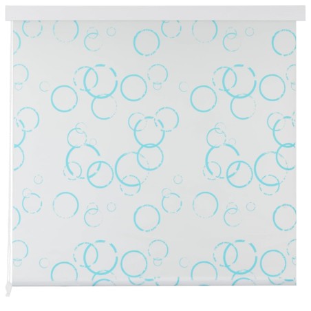 vidaXL Persiana enrollable de ducha burbujas 120x240 cm