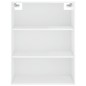 vidaXL Aparador alto madera contrachapada blanco brillo 69,5x34x180 cm vidaXL Aparador alto madera contrachapada blanco brillo 69,5x34x180 cm