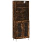 vidaXL Aparador alto madera contrachapada roble ahumado 69,5x34x180 cm vidaXL Aparador alto madera contrachapada roble ahumado 69,5x34x180 cm