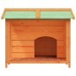 vidaXL Caseta para perros madera maciza de pino marrón 96x87x80,5 cm