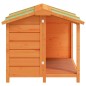 vidaXL Caseta para perros madera maciza de pino marrón 96x87x80,5 cm