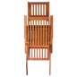 vidaXL Tumbona de jardín con reposapiés y cojín madera maciza acacia vidaXL Tumbona de jardín con reposapiés y cojín madera maciza acacia