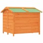vidaXL Caseta para perros madera maciza de pino marrón 96x87x80,5 cm