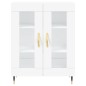 vidaXL Aparador alto madera contrachapada blanco 69,5x34x180 cm vidaXL Aparador alto madera contrachapada blanco 69,5x34x180 cm