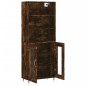 vidaXL Aparador alto madera contrachapada roble ahumado 69,5x34x180 cm vidaXL Aparador alto madera contrachapada roble ahumado 69,5x34x180 cm
