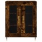 vidaXL Aparador alto madera contrachapada roble ahumado 69,5x34x180 cm vidaXL Aparador alto madera contrachapada roble ahumado 69,5x34x180 cm