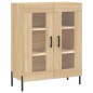 vidaXL Aparador alto madera contrachapada color roble 69,5x34x180 cm vidaXL Aparador alto madera contrachapada color roble 69,5x34x180 cm
