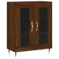 vidaXL Aparador alto madera contrachapada marrón roble 69,5x34x180 cm vidaXL Aparador alto madera contrachapada marrón roble 69,5x34x180 cm