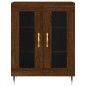 vidaXL Aparador alto madera contrachapada marrón roble 69,5x34x180 cm vidaXL Aparador alto madera contrachapada marrón roble 69,5x34x180 cm