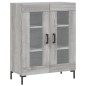 vidaXL Aparador alto madera contrachapada gris sonoma 69,5x34x180 cm vidaXL Aparador alto madera contrachapada gris sonoma 69,5x34x180 cm
