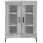 vidaXL Aparador alto madera contrachapada gris sonoma 69,5x34x180 cm vidaXL Aparador alto madera contrachapada gris sonoma 69,5x34x180 cm