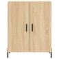 vidaXL Aparador alto madera contrachapada color roble 69,5x34x180 cm