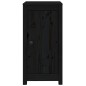 vidaXL Aparadores 2 uds madera maciza de pino negro 40x35x80 cm vidaXL Aparadores 2 uds madera maciza de pino negro 40x35x80 cm