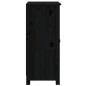 vidaXL Aparadores 2 uds madera maciza de pino negro 40x35x80 cm vidaXL Aparadores 2 uds madera maciza de pino negro 40x35x80 cm