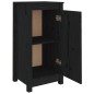 vidaXL Aparadores 2 uds madera maciza de pino negro 40x35x80 cm vidaXL Aparadores 2 uds madera maciza de pino negro 40x35x80 cm