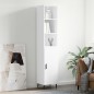 vidaXL Aparador alto madera contrachapada blanco 34,5x34x180 cm vidaXL Aparador alto madera contrachapada blanco 34,5x34x180 cm