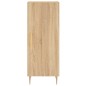 vidaXL Aparador de madera contrachapada roble Sonoma 34,5x34x180 cm vidaXL Aparador de madera contrachapada roble Sonoma 34,5x34x180 cm