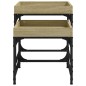 vidaXL Mesas auxiliares 2 uds madera contrachapada roble Sonoma vidaXL Mesas auxiliares 2 uds madera contrachapada roble Sonoma