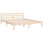 vidaXL Estructura de cama con cabecero madera maciza 160x200 cm vidaXL Estructura de cama con cabecero madera maciza 160x200 cm