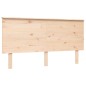 vidaXL Estructura de cama de matrimonio con cabecero madera maciza vidaXL Estructura de cama de matrimonio con cabecero madera maciza