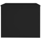 vidaXL Mesa de centro madera contrachapada negro 80x50x40 cm vidaXL Mesa de centro madera contrachapada negro 80x50x40 cm