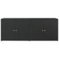 vidaXL Armario de almacenaje de jardín ratán PE negro 198x55,5x80 cm vidaXL Armario de almacenaje de jardín ratán PE negro 198x55,5x80 cm