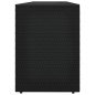 vidaXL Armario de almacenaje de jardín ratán PE negro 198x55,5x80 cm vidaXL Armario de almacenaje de jardín ratán PE negro 198x55,5x80 cm
