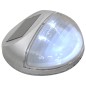 vidaXL Lámparas solares LED de pared exterior redonda 24 uds plateadas vidaXL Lámparas solares LED de pared exterior redonda 24 uds plateadas