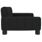 vidaXL Sofá para niños de tela negro 70x45x30 cm vidaXL Sofá para niños de tela negro 70x45x30 cm