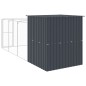 vidaXL Caseta de perros con corral acero galvanizado 165x455x181 cm vidaXL Caseta de perros con corral acero galvanizado 165x455x181 cm