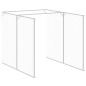 vidaXL Caseta de perros con corral acero galvanizado 165x455x181 cm vidaXL Caseta de perros con corral acero galvanizado 165x455x181 cm
