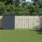 vidaXL Caseta perros con corral acero galvanizado gris 165x1271x181 cm vidaXL Caseta perros con corral acero galvanizado gris 165x1271x181 cm