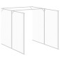 vidaXL Caseta perros con corral acero galvanizado gris 165x1271x181 cm vidaXL Caseta perros con corral acero galvanizado gris 165x1271x181 cm
