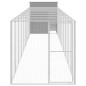 vidaXL Gallinero y corral acero galvanizado gris claro 165x1067x181 cm vidaXL Gallinero y corral acero galvanizado gris claro 165x1067x181 cm