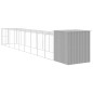 vidaXL Gallinero y corral acero galvanizado gris claro 165x1067x181 cm vidaXL Gallinero y corral acero galvanizado gris claro 165x1067x181 cm
