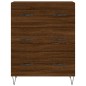 vidaXL Aparador alto madera contrachapada marrón roble 69,5x34x180 cm vidaXL Aparador alto madera contrachapada marrón roble 69,5x34x180 cm