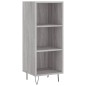 vidaXL Aparador alto madera contrachapada gris Sonoma 34,5x32,5x180 cm vidaXL Aparador alto madera contrachapada gris Sonoma 34,5x32,5x180 cm