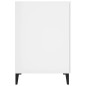 vidaXL Escritorio madera contrachapada blanco brillante 140x50x75 cm vidaXL Escritorio madera contrachapada blanco brillante 140x50x75 cm