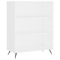 vidaXL Aparador alto madera de ingeniería blanco 69,5x32,5x180 cm vidaXL Aparador alto madera de ingeniería blanco 69,5x32,5x180 cm