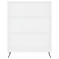 vidaXL Aparador alto madera de ingeniería blanco 69,5x32,5x180 cm vidaXL Aparador alto madera de ingeniería blanco 69,5x32,5x180 cm