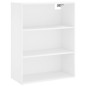 vidaXL Aparador alto madera de ingeniería blanco 69,5x32,5x180 cm vidaXL Aparador alto madera de ingeniería blanco 69,5x32,5x180 cm