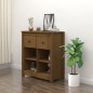 vidaXL Aparador de madera maciza de pino marrón miel 70x35x80 cm vidaXL Aparador de madera maciza de pino marrón miel 70x35x80 cm