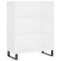 vidaXL Aparador alto madera de ingeniería blanco 69,5x32,5x180 cm vidaXL Aparador alto madera de ingeniería blanco 69,5x32,5x180 cm